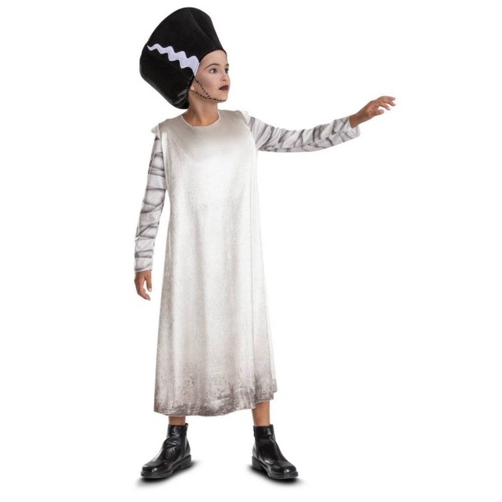 NWT Universal Studios Monsters Bride of Frankenstein Classic Costume Dress S & M